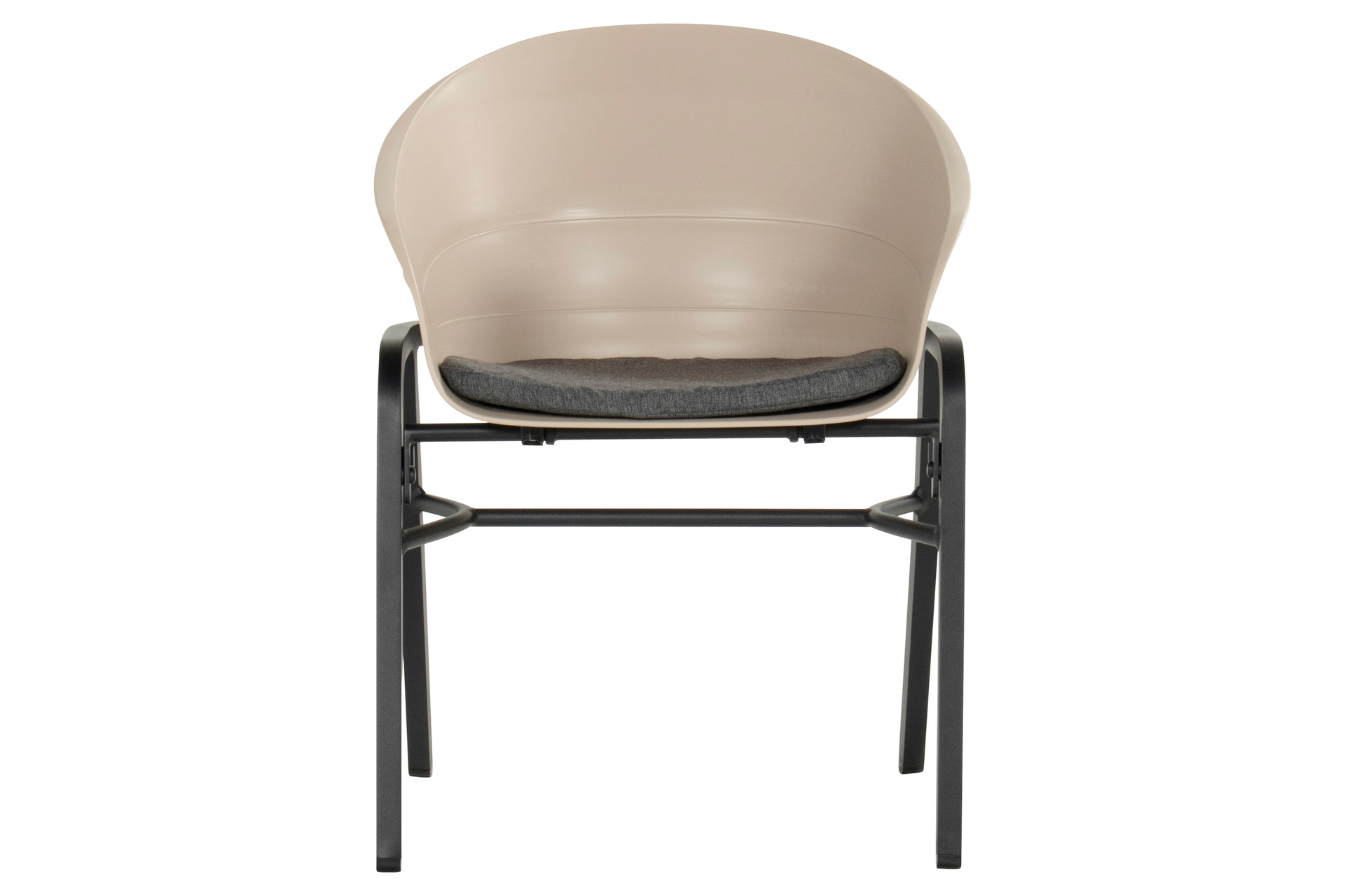 Hartman Gartenstuhl TUBB 2er Set schwarz /taupe