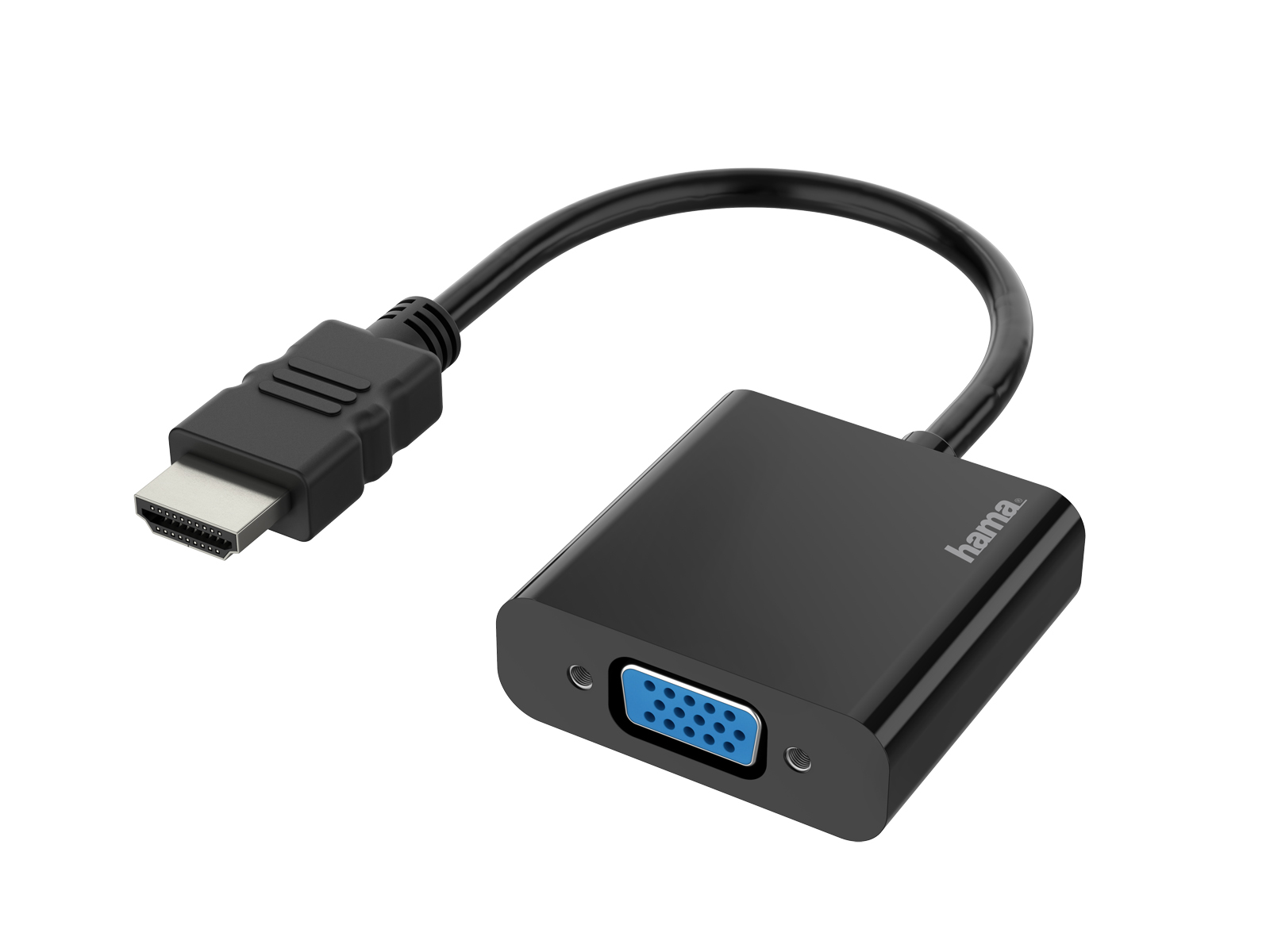 ADAPTADOR HDMI HAMA HDMI-VGA C/ AUDIO 15CMS 00200343