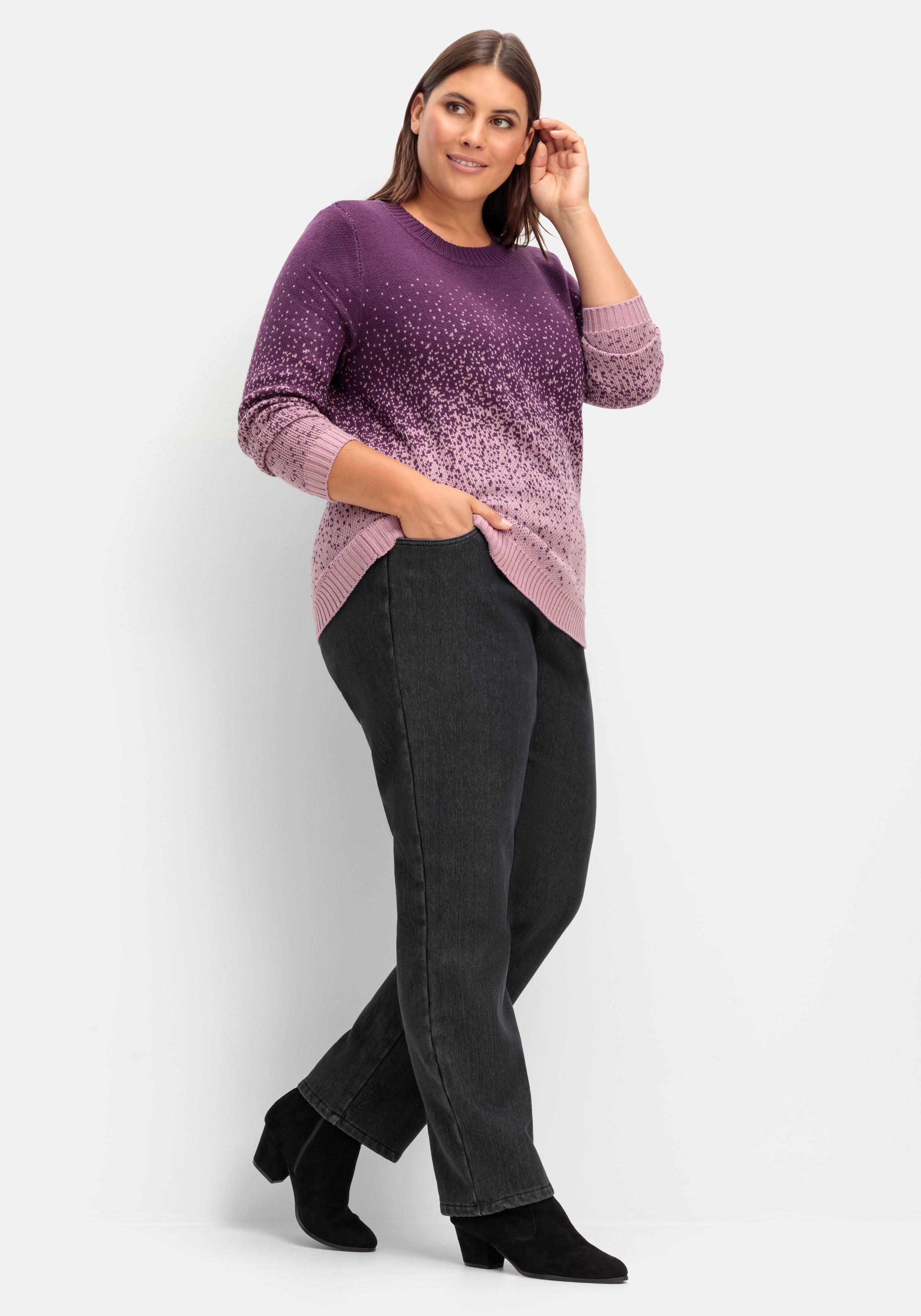 Thermojeans mit Komfortbund und Fleece-Futter