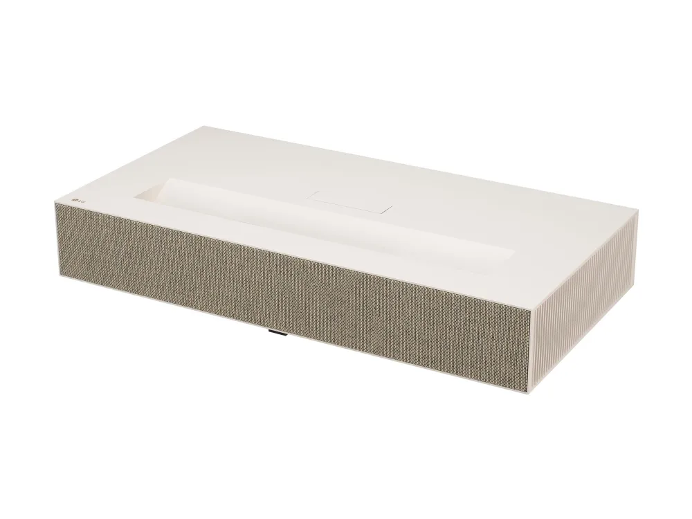 LG CineBeam HU915QE - DLP-projektor - laser - 3700 ANSI lumens - 3840 x 2160 - 16:9 - 4K - ultrakort kast objektiv - hvid