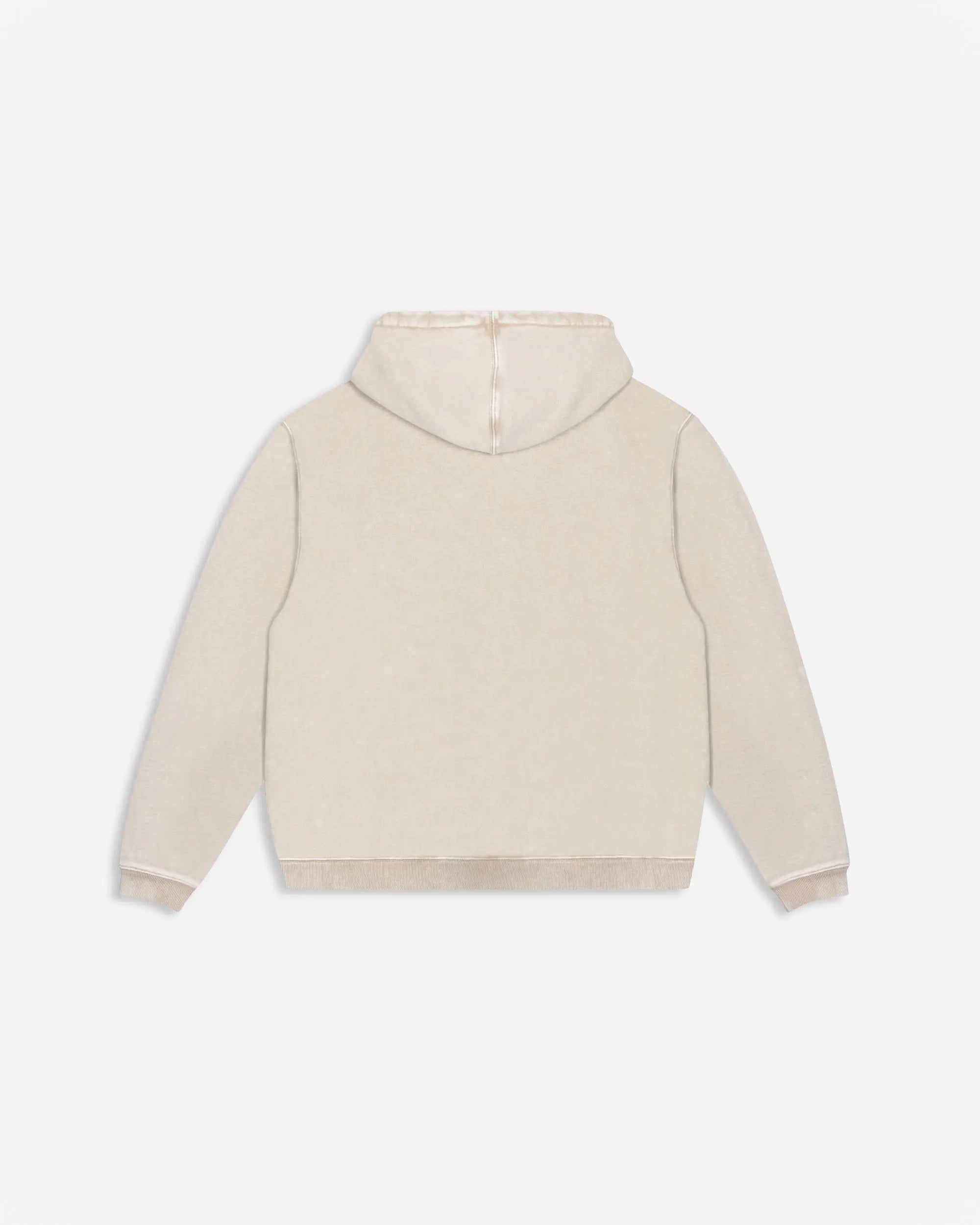 Patta Loopback Logo Zip Hooded Sweater (Irish Cream)