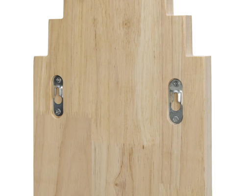 Krabplank ontworpen door Lotte Berit, hout, zeegras, 20 x 3 x 60 cm, beige