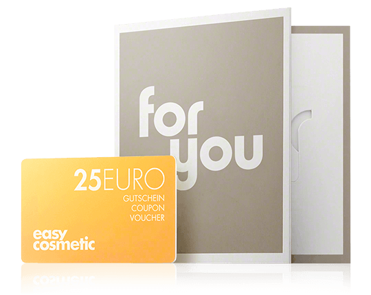 easycosmetic Geschenkgutscheinkarte 25 Euro