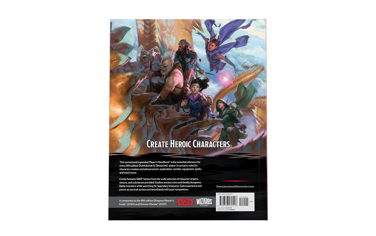 Regelwerk D&D 2024 Player's Handbook -EN-Spielerhandbuch von Dungeons & Dragons