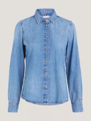 Camisa jeans de corte regular