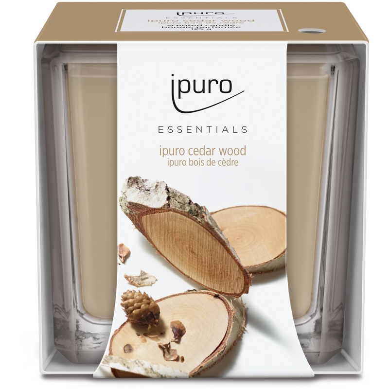ipuro Duftkerze Essentials, 125 g, cedar wood