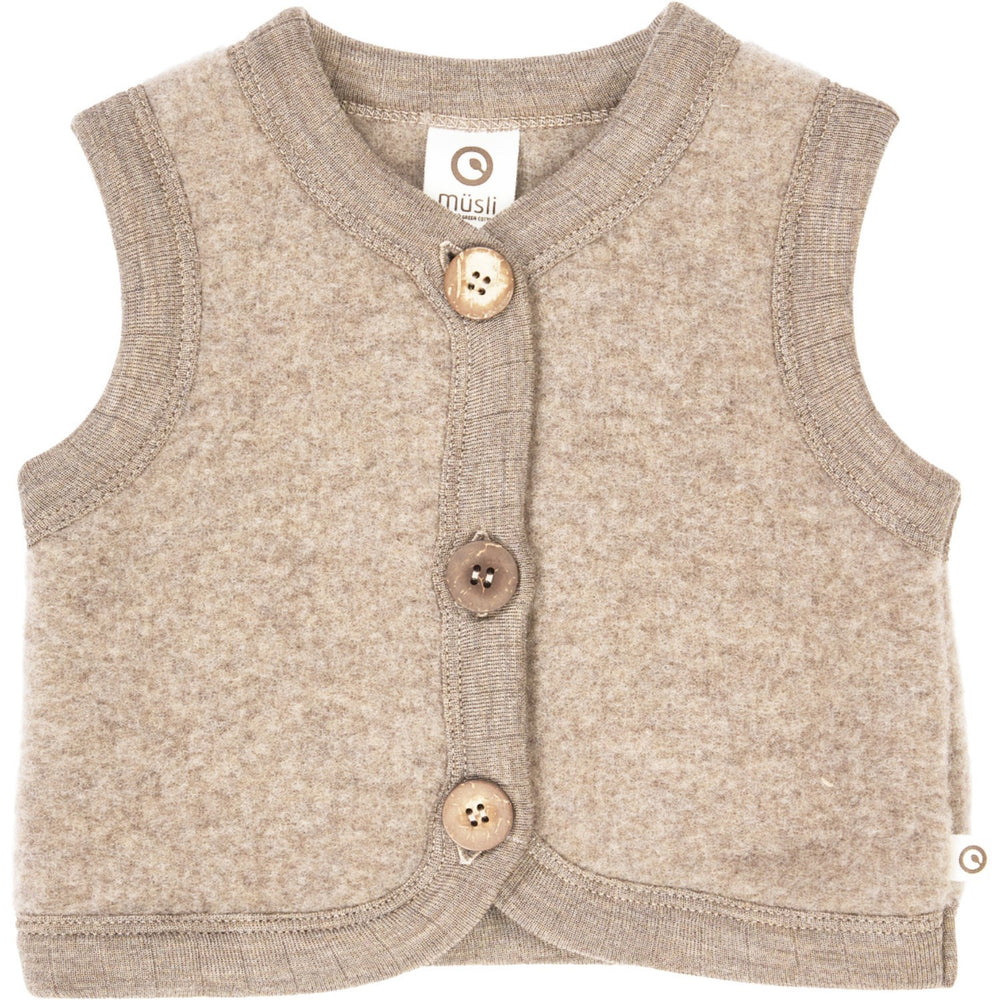 Køb Müsli Balsam Melange Woolly Fleece Vest