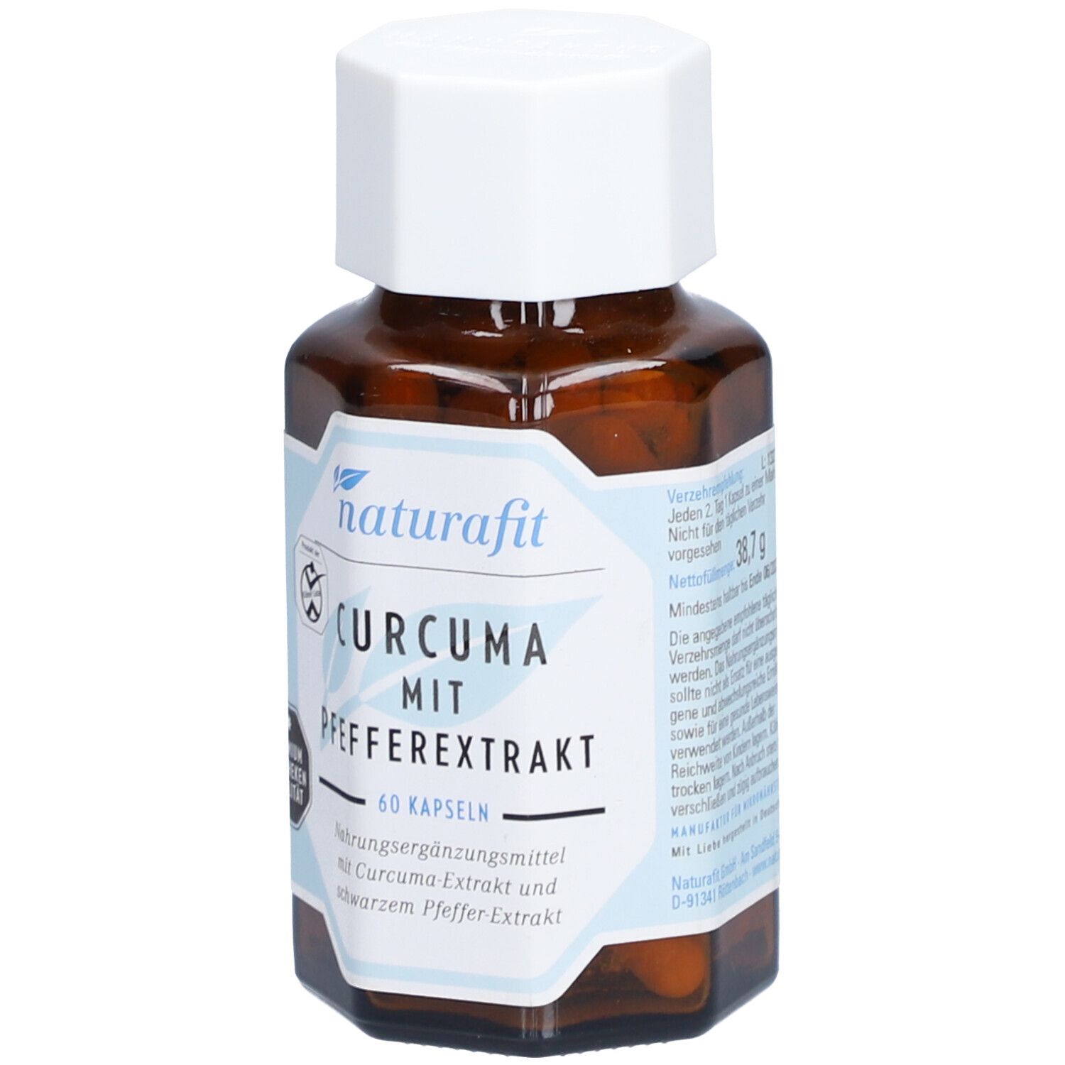 naturafit Curcuma mit Pfefferextrakt