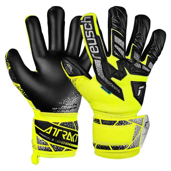 Reusch Luvas de Guarda-redes Attrakt Freegel Silver Junior Goalkeeper Gloves 5572235-2025 6 Preto
