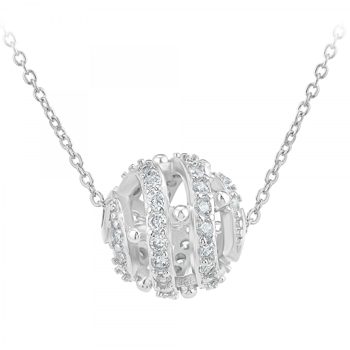 Collier SC Crystal orné de Cristaux scintillants