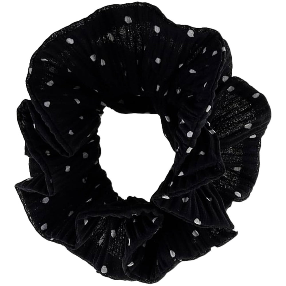 Køb Bow's by Stær Kaisa Scrunchie - Sort/Hvid Prikker