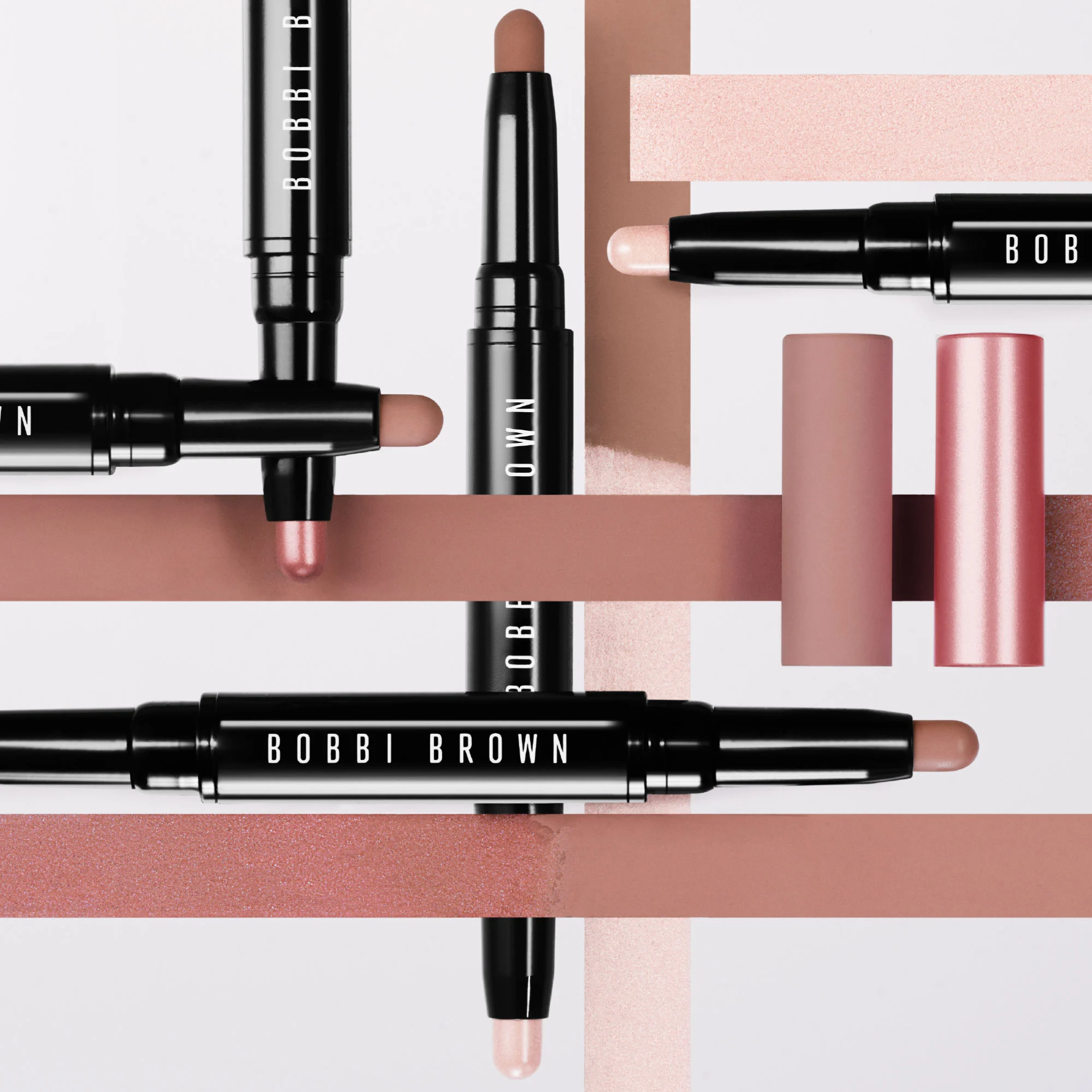 Long-Wear Cream Shadow Stick Duo - Stick Duo Fard à Paupières |- Golden Pink/ Taupe
