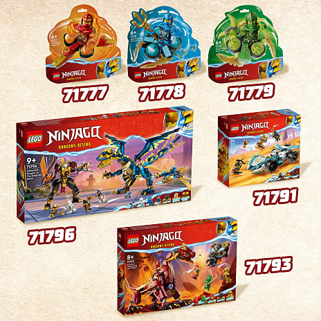 LEGO® NINJAGO® Zanes dragekraft-Spinjitzu-racerbil 71791