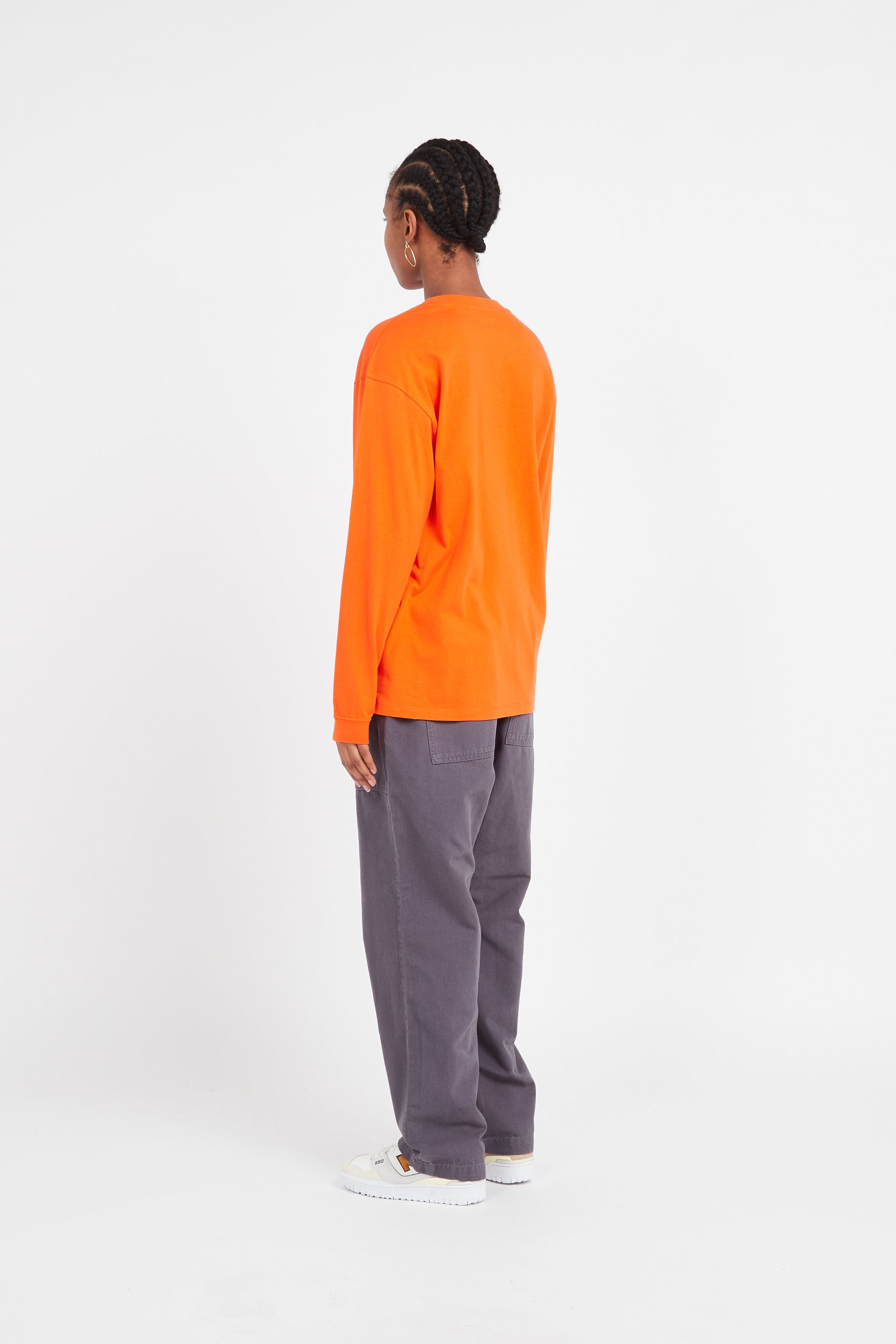 EDWIN T-shirt  Katakana Retro TS LS Orange