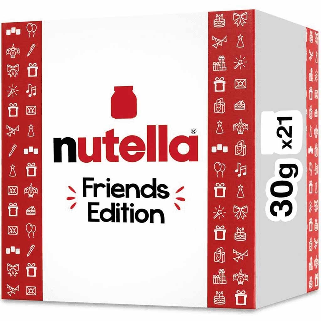 Nutella Brotaufstrich Friends Edition 21x30g=630g MHD:3.12.24