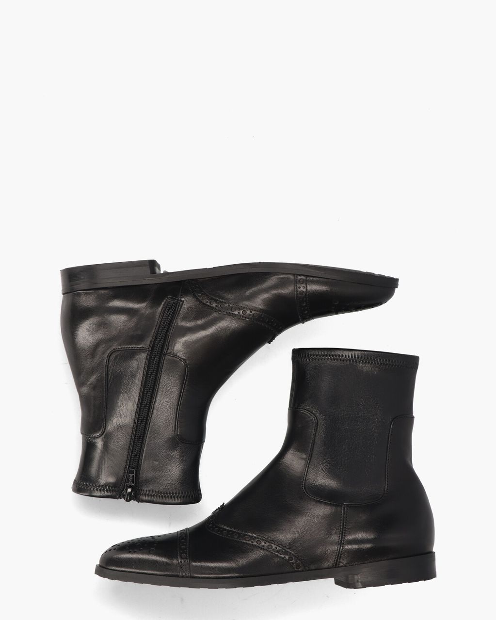 Truman's 9016 Zwart Dames Enkelboots