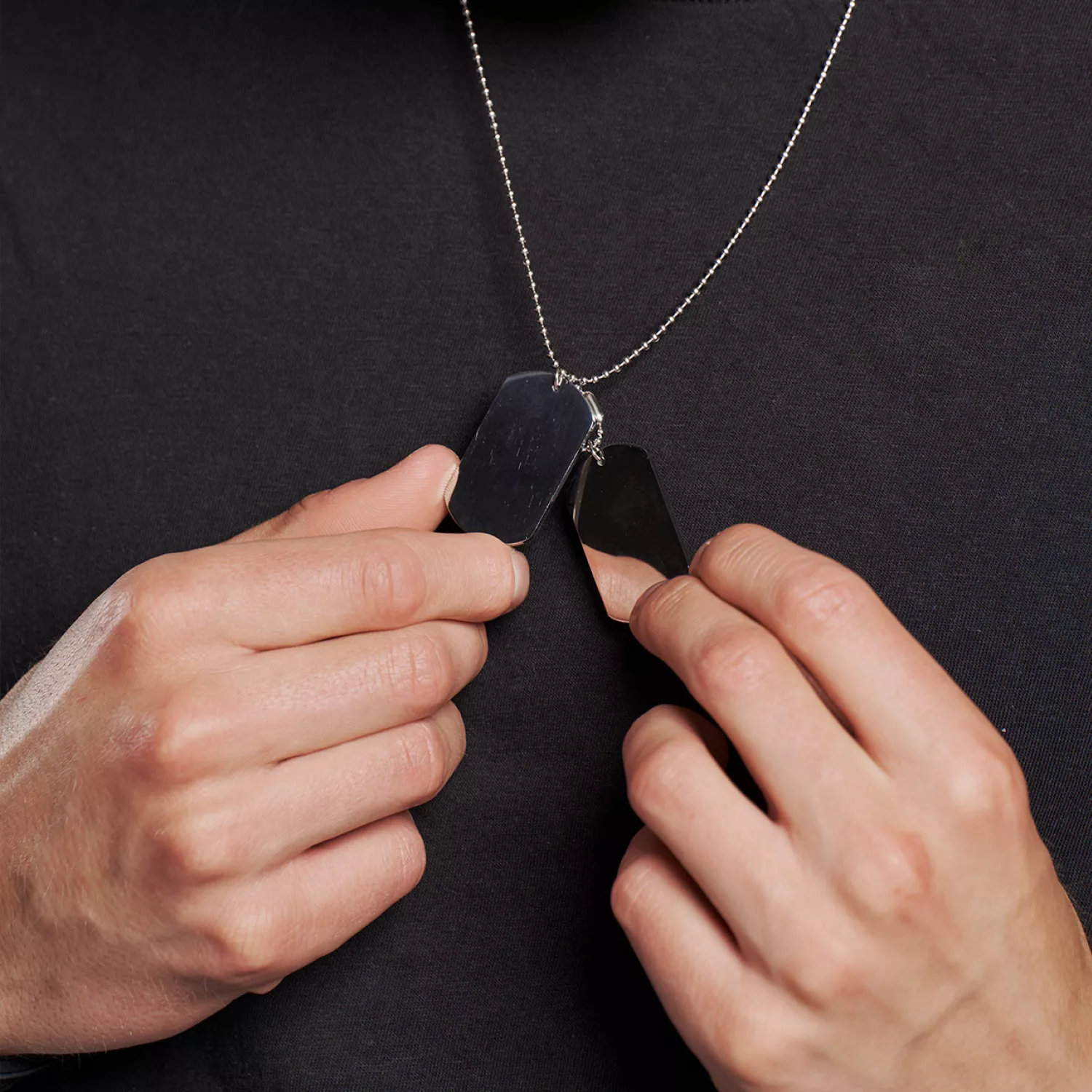 Captena Dog Tag Halskæde Rustfrit Stål DU10009