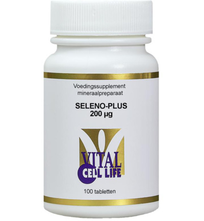 Vital Cell Life Seleno plus seleniummethionine 200 mcg (100 tabletten)