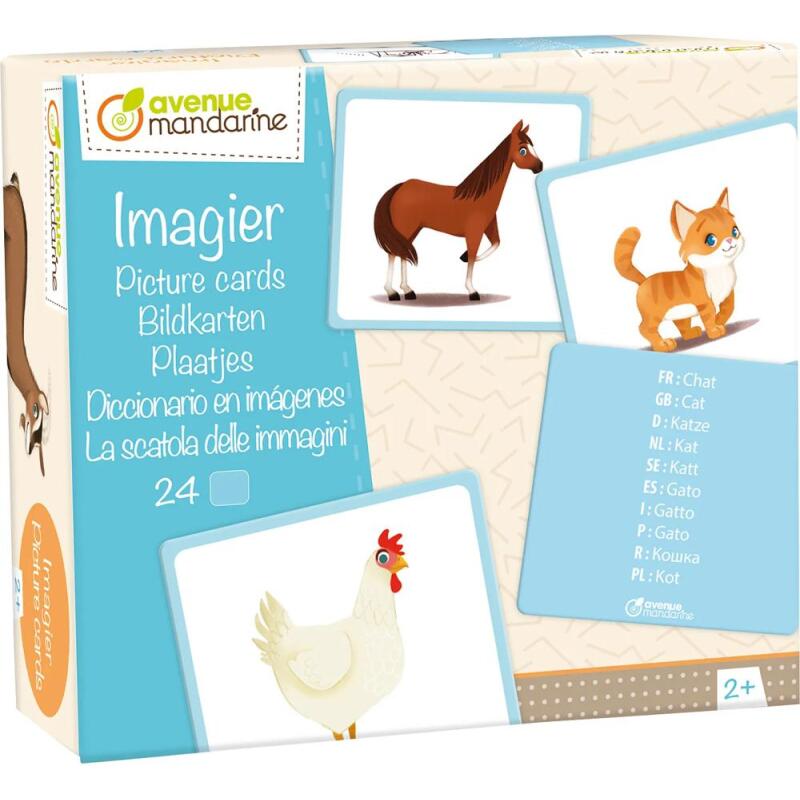 Imagier, Animaux familiers - Multicolore