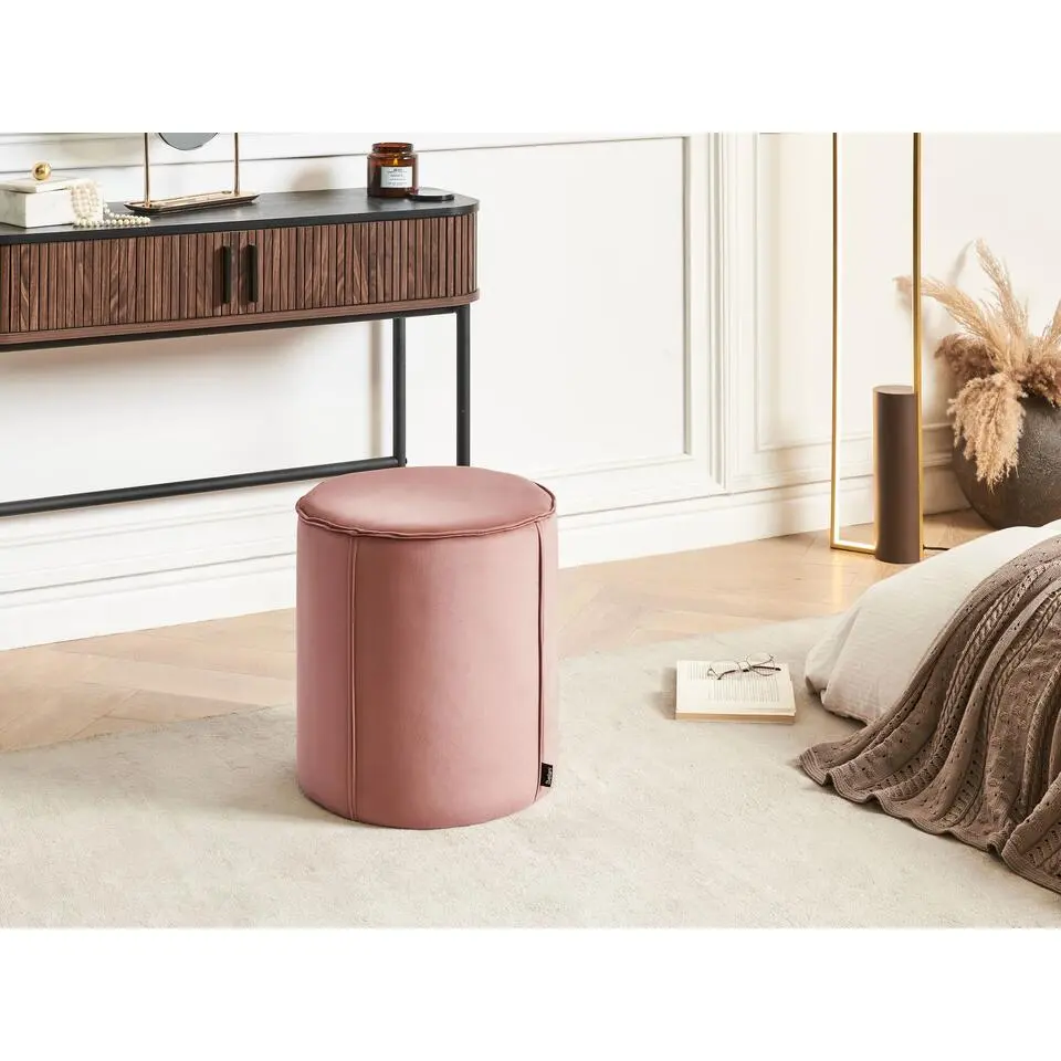 SEDONA - Poef - Roze - Fluweel