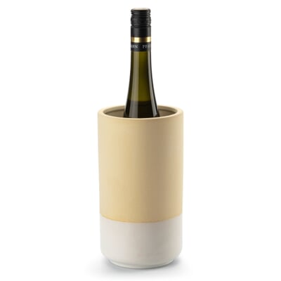 Wein- und Sektkühler Rehau, Mattweiß, glasiert