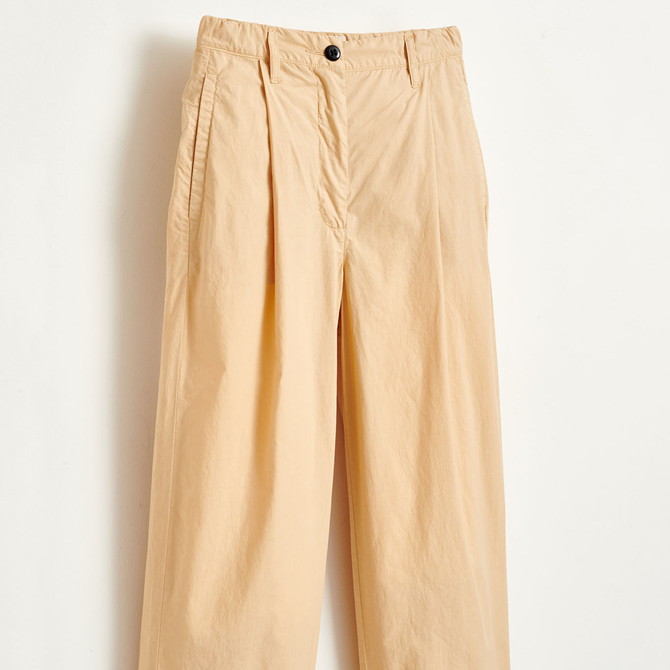 Bellerose Pantalon Pringle en Coton léger jaune