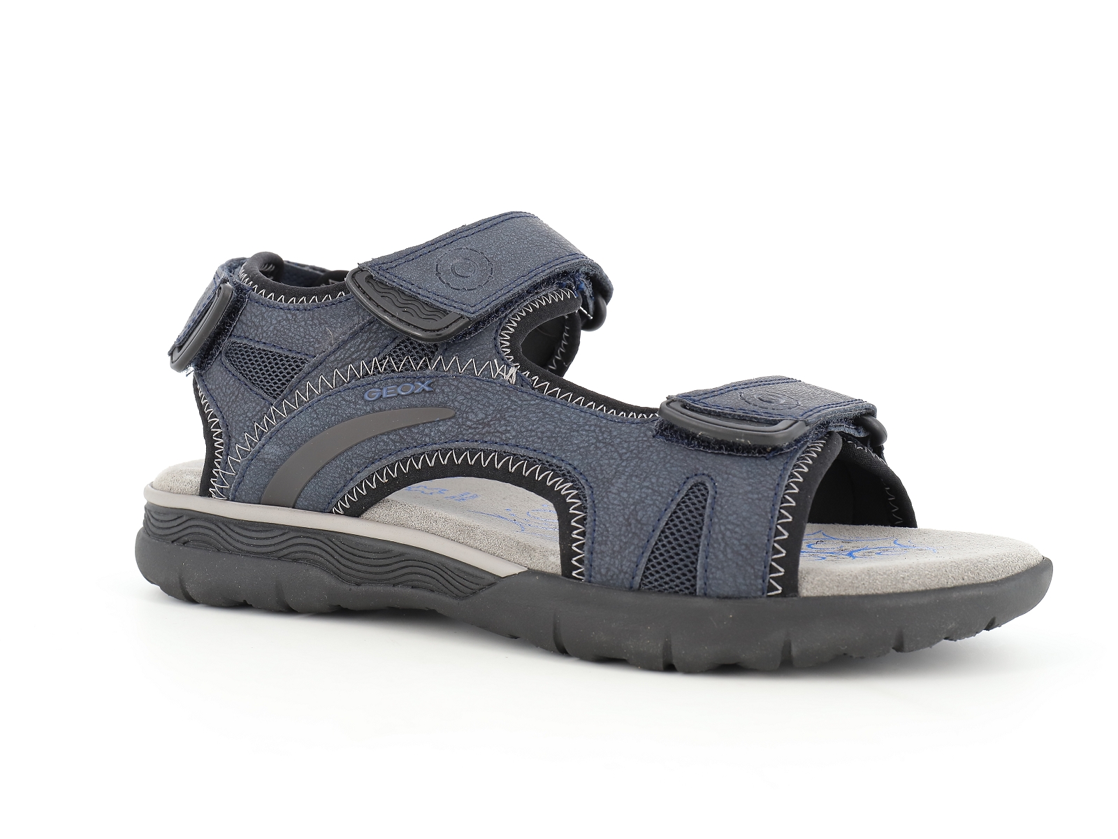 Geox-U SPHERICA EC5-U25ELA Synthétique Bleu Foncé
