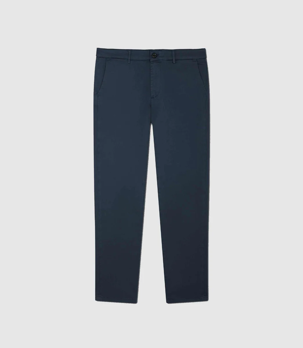 Pantalon chino satin marine MARACANAOUT