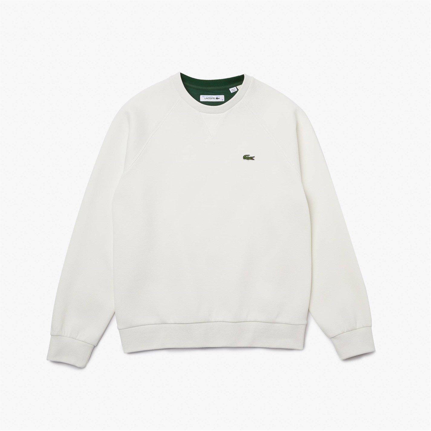 Lacoste Pique Crew Sweatshirt
