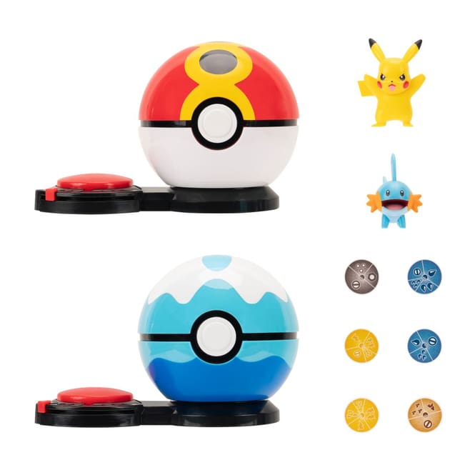 Pokémon - Surprise  Attack Game - Pikachu und Hydropi