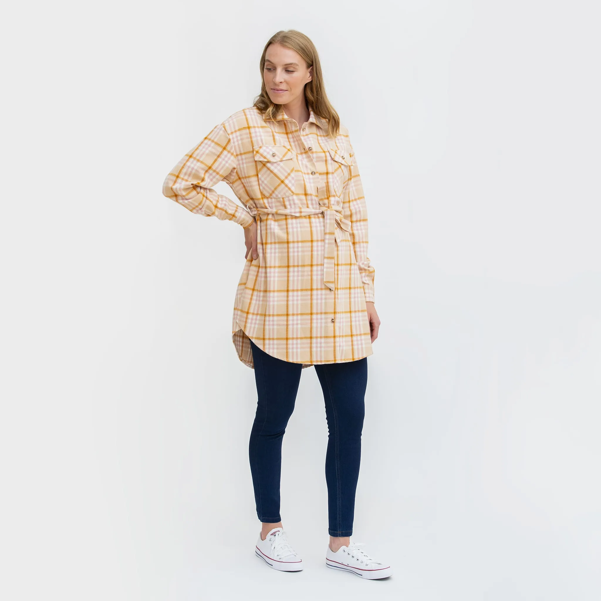 Bella Maternité Chemise Carreaux Maternité