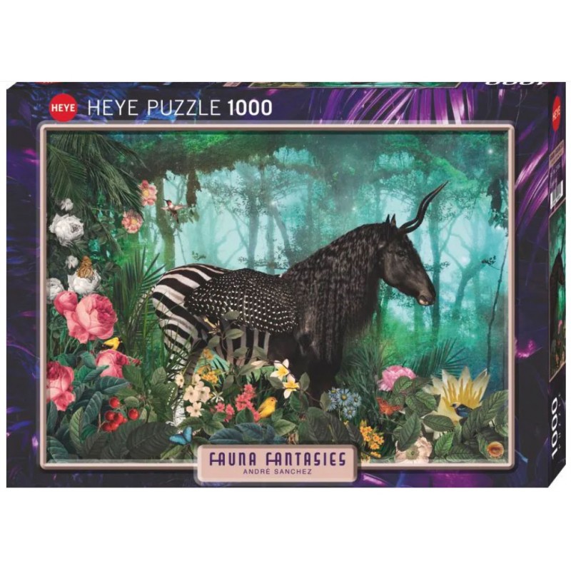 Puzzle 1000 pièces - Fantastic fauna - Equpidae