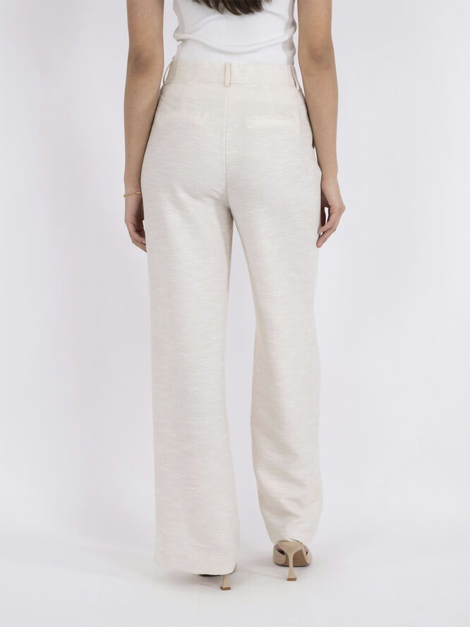 Neo Noir Alessandra Boucle Pants Creme