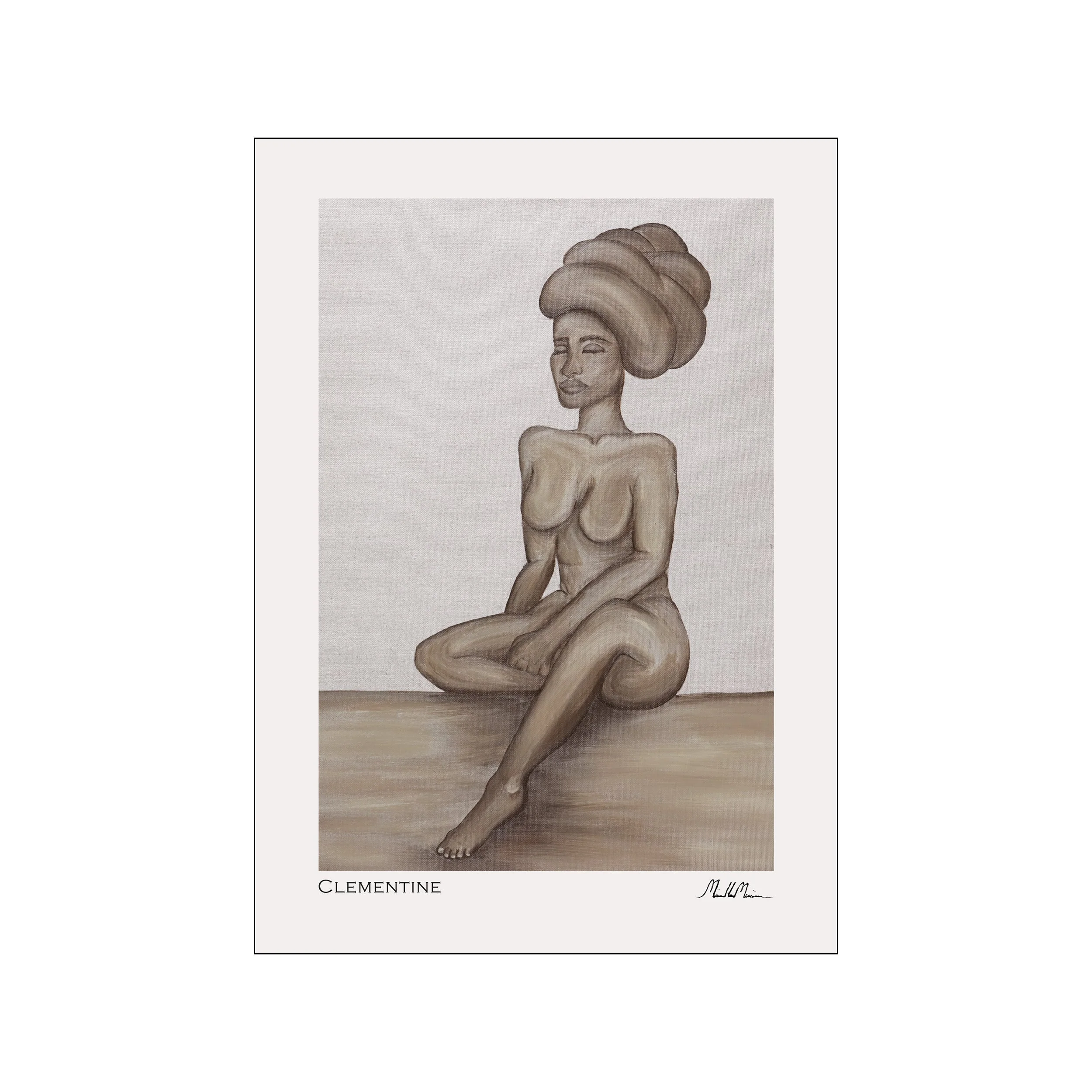 Poster & Frame  Morais Artworks Clementine plakat - mix