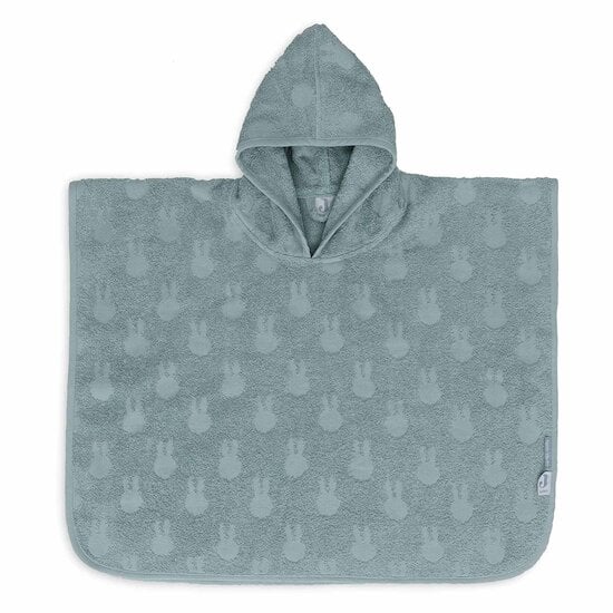 Poncho de bain en éponge Miffy Jacquard   Sea Green        de               Jollein