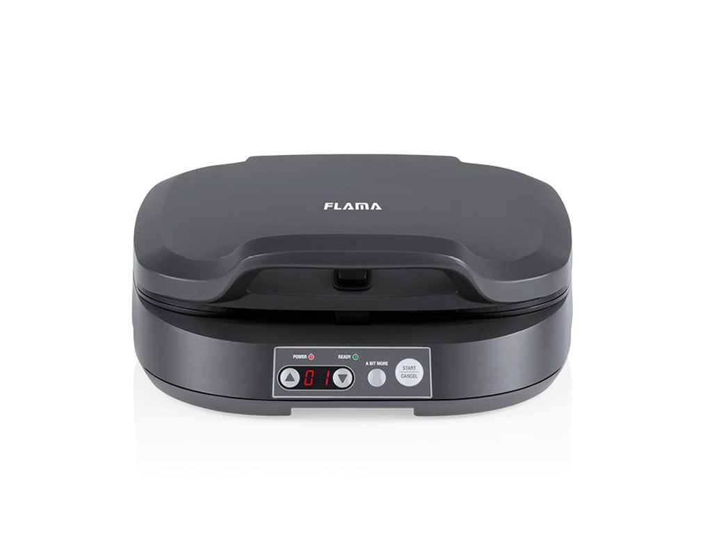 MÁQUINA PANQUECAS E SNACKS FLAMA 4906FL 4 CAVIDADES