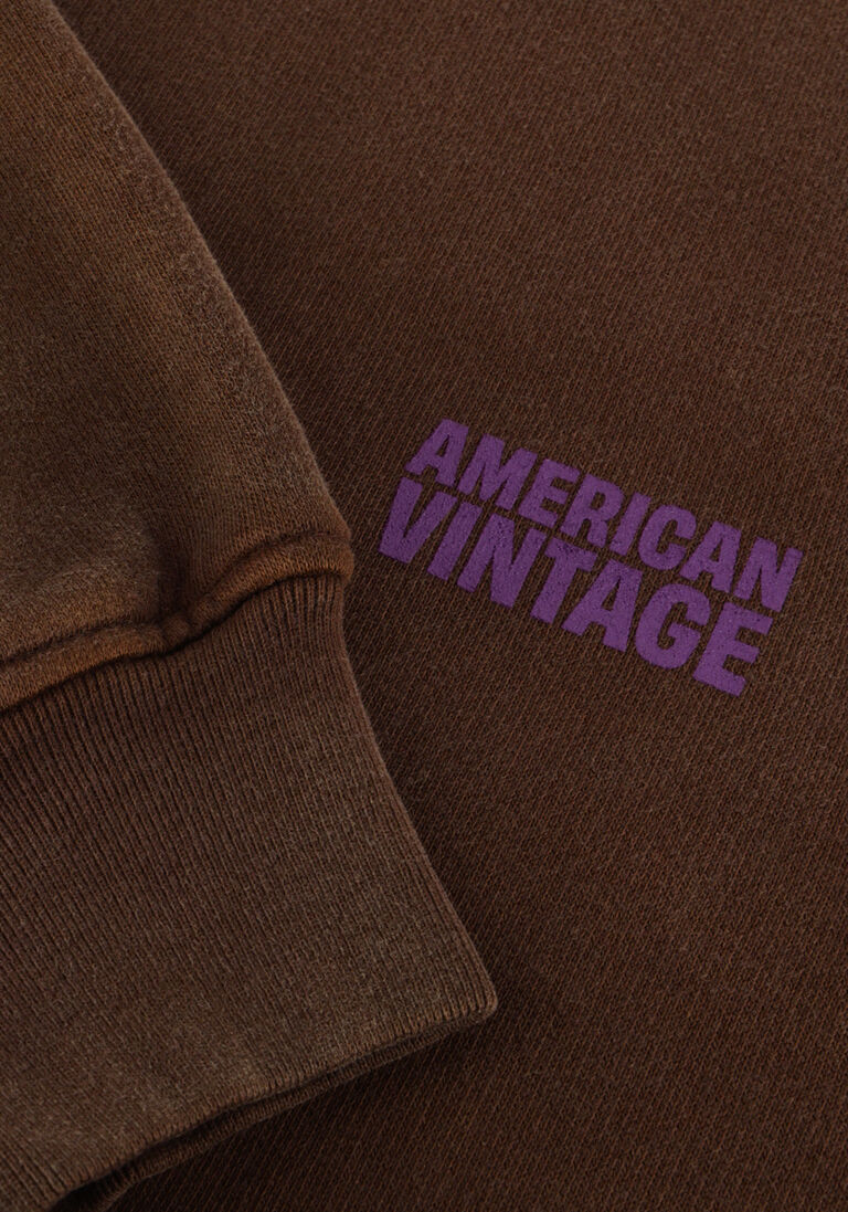 bruine american vintage trui plizzy