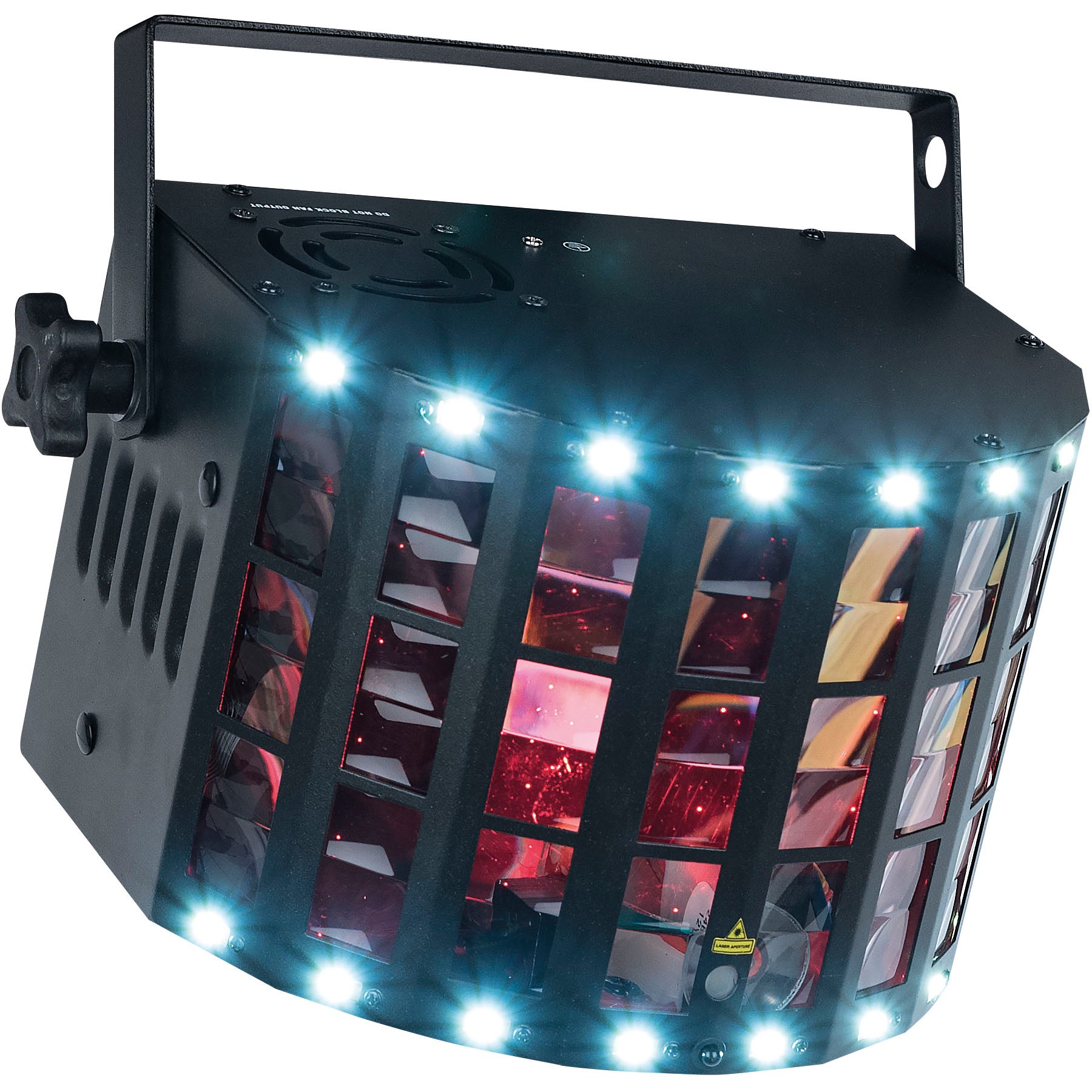 Showtec Energetic LED derby patroonlaser en SMD strobe