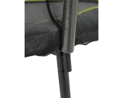 EXIT Silhouette trampoline met veiligheidsnet Ø 427 cm zwart