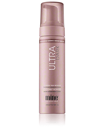 MineTan Self Tan Express Tan Mousse Coconut Scented Ultra Dark 200ml