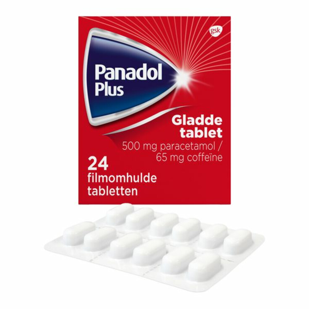 Panadol Plus Gladde Tablet 500 mg24 tabletten