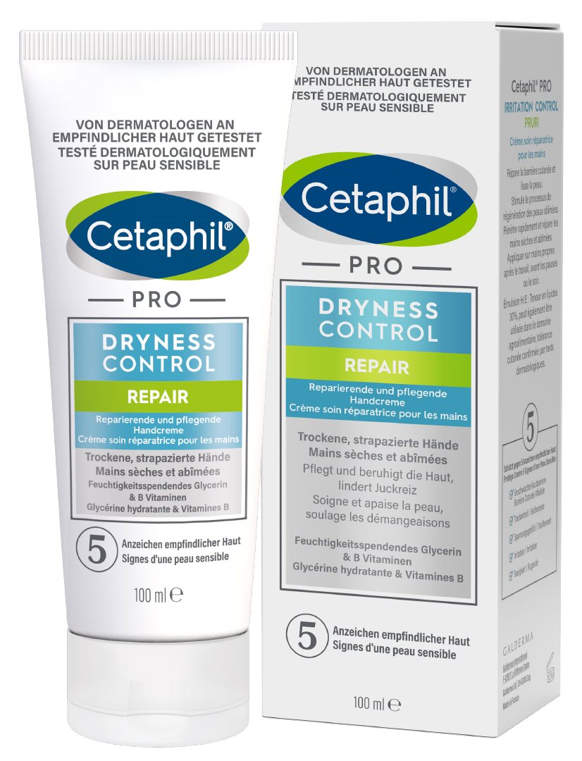 CETAPHIL PRO DRYNESS CONTROL REPAIR reparierende und pflegende Handcreme<br>100 ml, Tube, Creme, Handcreme