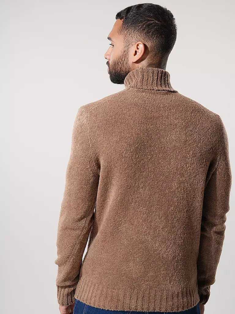 GRAN SASSO Rollkragenpullover camel
