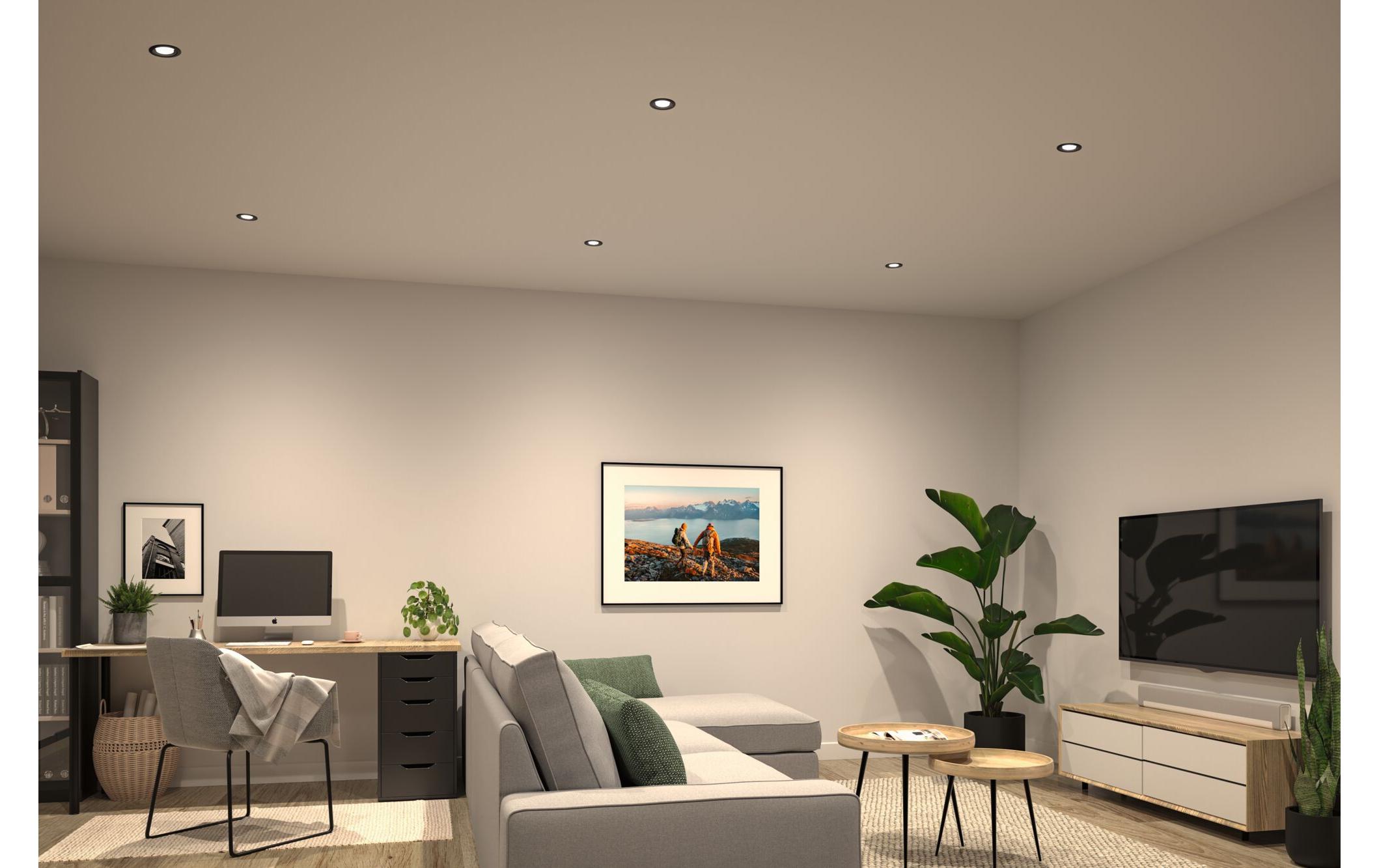 Einbauleuchte LED Nova Plus 3-Set WeissRunde Einbauleuchte