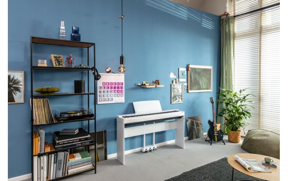 E-Piano P-225WH<br>Kompaktes Digitalpiano mit Klang und Funktionen für fortgeschrittene Spieler