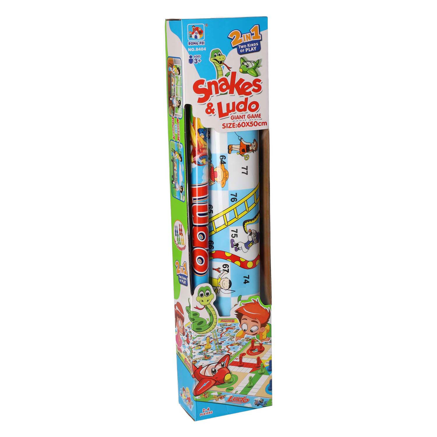 Snakes & Ludo Bordspel Dubbelzijdig
