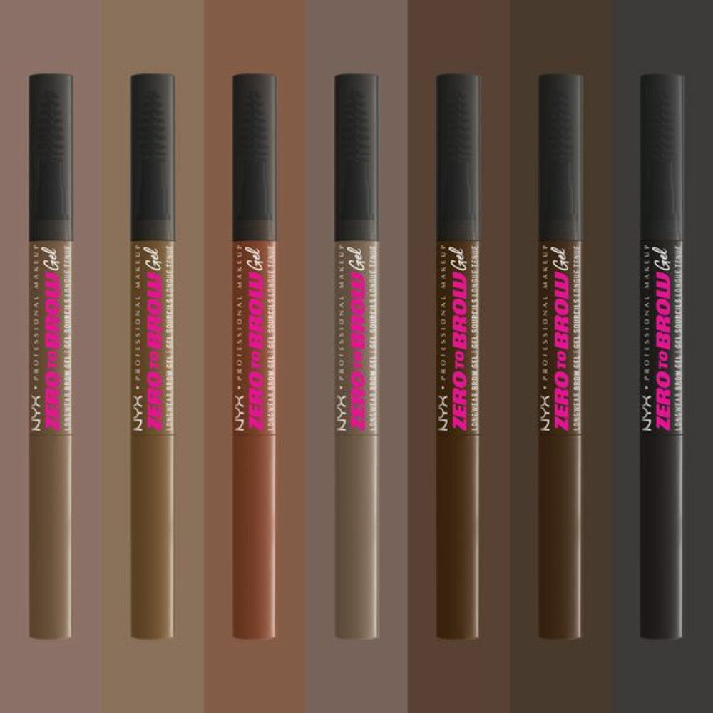 NYX Zero To Brow Wenkbrauwgel Taupe1 stuk