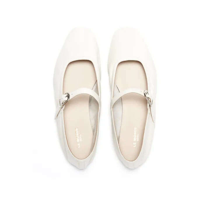 Le Monde Beryl Ballerines Ballet Mary Jane | Ecru