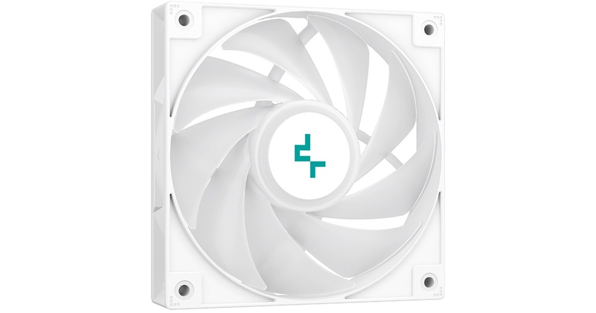 DeepCoolAG620 WH ARGB CPU-koeler  (Wit, 4-pin PWM, RGB led)
