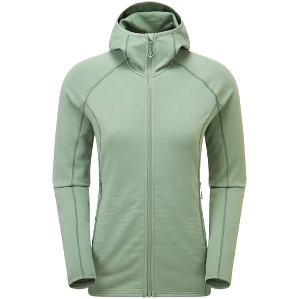 Veste polaire randonnée MONTANE W PROTIUM HOODIE PALE SAGE PALE SAGE